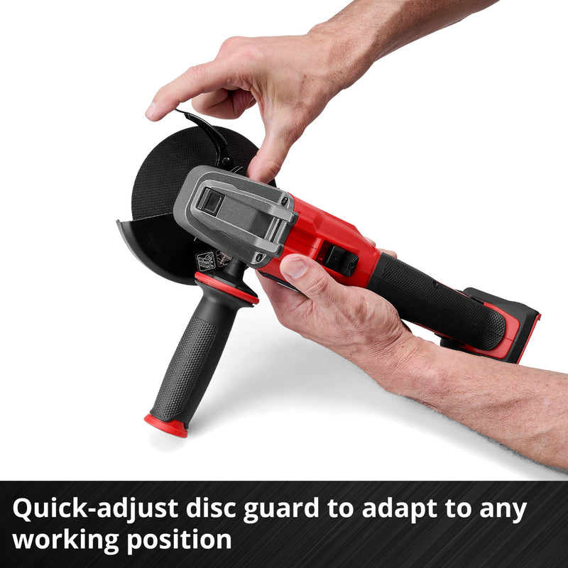 Load image into Gallery viewer, Einhell axxio accu haakse slijper 18 125 q (rood zwart, accu en oplader niet inbegrepen)
