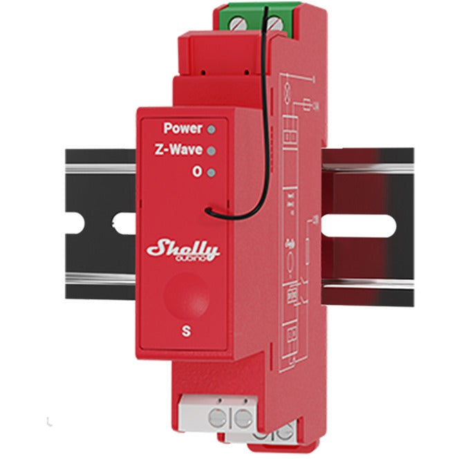 Load image into Gallery viewer, Shelly qubino wave pro 1pm relais (rood)
