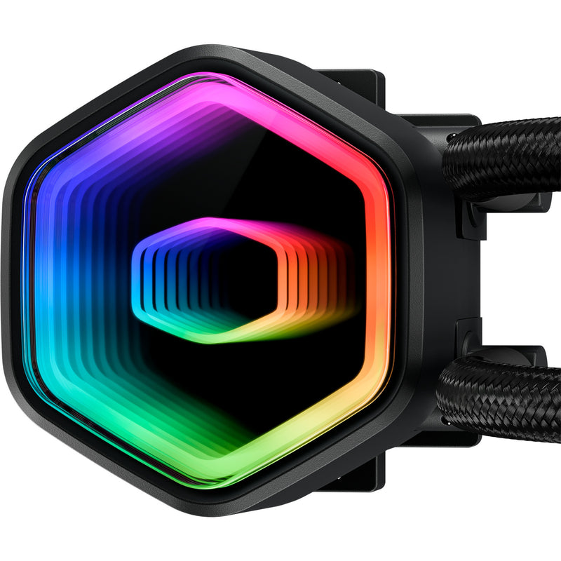 Load image into Gallery viewer, Cooler master masterliquid 360 core ii argb waterkoeling (zwart, 4-pins pwm fan-connector)
