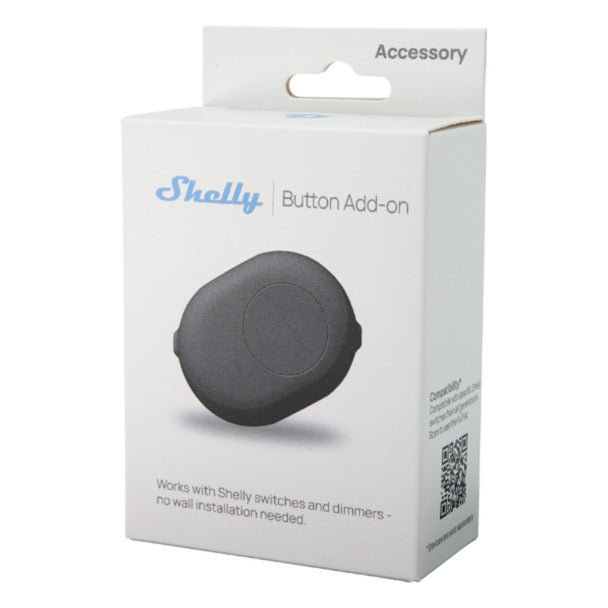 Load image into Gallery viewer, Shelly button add-on schakelaar (zwart)
