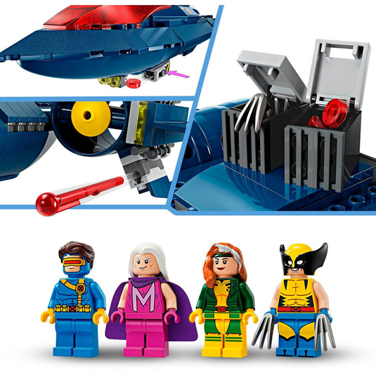 Lego marvel - x-men x-jet constructiespeelgoed (76281)