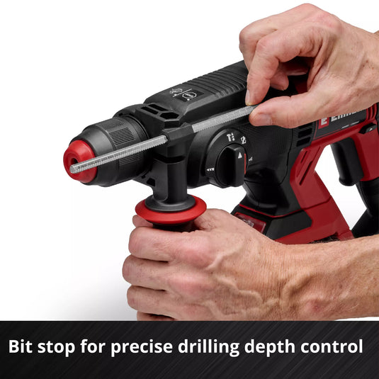 Einhell accu boorhamer te-hd 18 20 li (1x4,0ah) (rood zwart, incl. 1x 4.0 ah power x-change accu en lader)