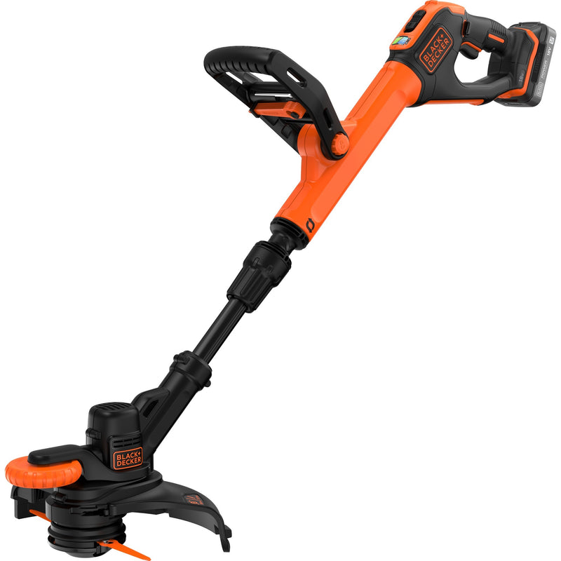 Load image into Gallery viewer, Black+decker 18v afs grastrimmer met accu (zwart oranje, 28 cm accu inbegrepen)
