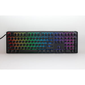 Ducky one 3 classic rgb mechanisch toetsenbord (zwart, us lay-out (qwerty), cherry mx speed silver, 100%, rgb led, double-shot pbt, hot-swappable, quack mechanics)