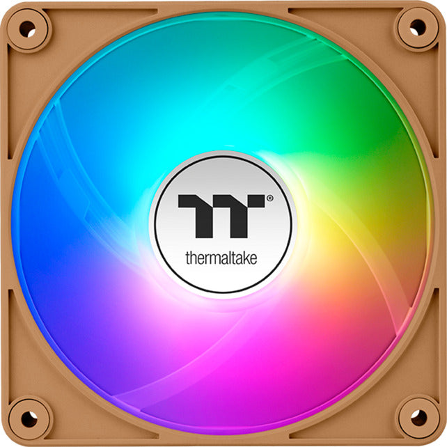 Load image into Gallery viewer, Thermaltake ct120 ex argb sync pc cooling fan gravel sand (3-fan pack) case fans (lichtbruin, 3 stuks, 120 x 120 x 25 mm, pwm)
