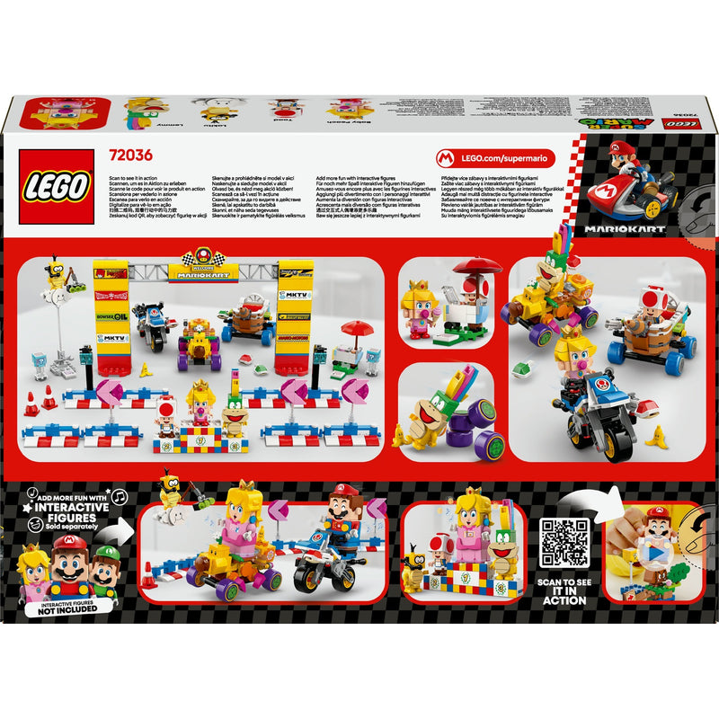 Load image into Gallery viewer, Lego super mario 72036 mario kart baby peach en grand prix set
