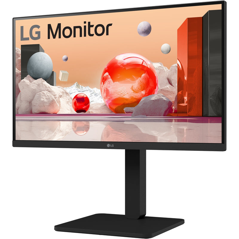 Load image into Gallery viewer, Lg 24ba450-b 24 monitor (zwart, vga, hdmi, displayport, sound)
