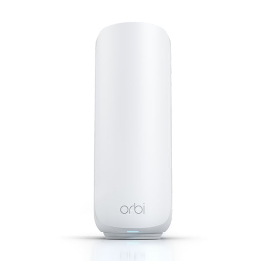 Netgear orbi 370 wifi mesh systeem, dual-band wifi 7-mesh systeem, 2 stuks mesh router (wit, 1x orbi wifi 7-router (rbe371), 1x orbi wifi 7-satelliet (rbe370))