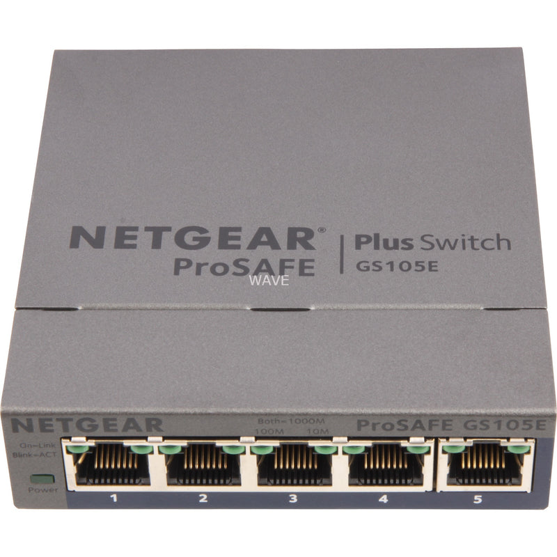 Load image into Gallery viewer, Netgear prosafe gs105e v2 switch (grijs)
