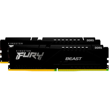 Kingston fury beast 16 gb ddr5-6000 (2x 8 gb) werkgeheugen (zwart, kf560c30bbek2-16, xmp 3.0, expo 1.1)