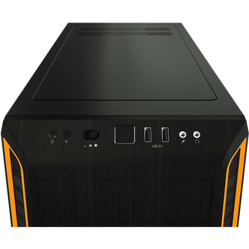 Load image into Gallery viewer, Be quiet! pure base 600 window midi tower behuizing (zwart oranje | 2x usb-a | tempered glass)
