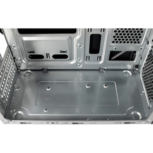 Inter-tech it-6502 romea mini tower behuizing (zwart | 2x usb-a)
