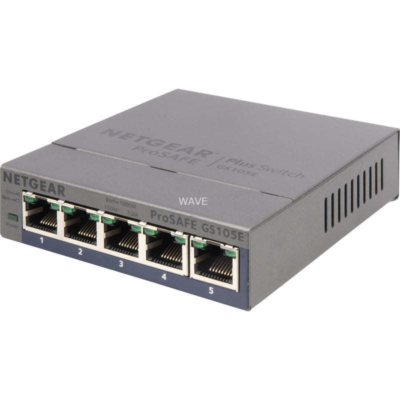 Load image into Gallery viewer, Netgear prosafe gs105e v2 switch (grijs)
