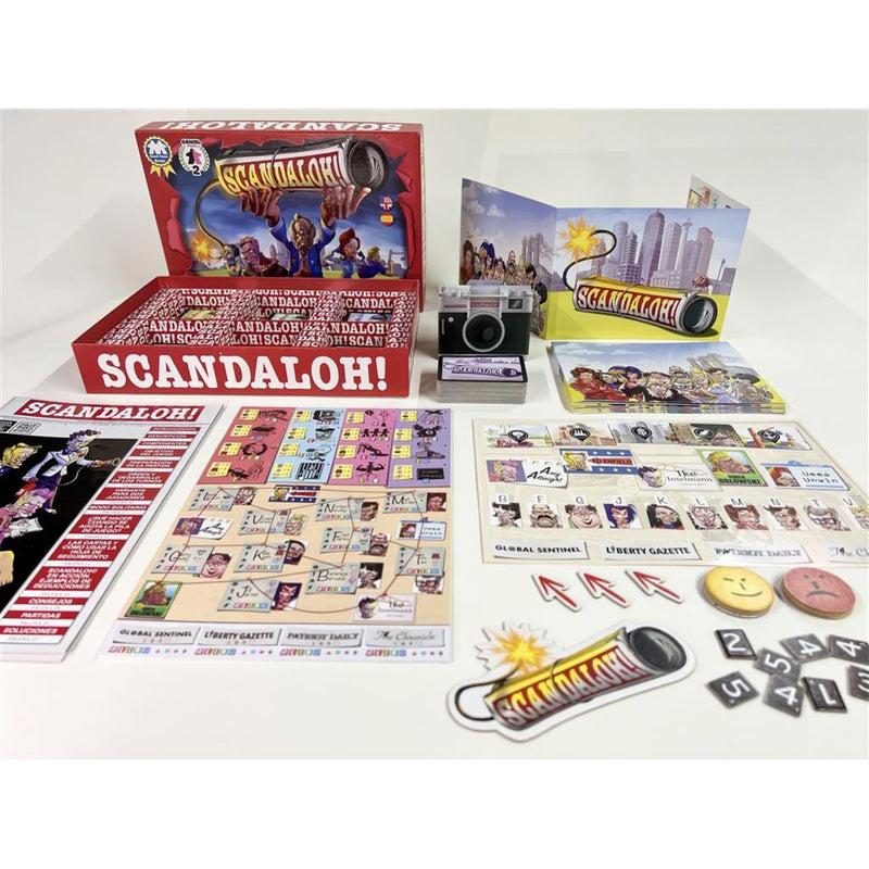 Afbeelding laden in galerijviewer, European player network scandaloh! bordspel (engels, 1 - 6 spelers, 15 minuten, vanaf 12 jaar)
