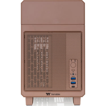 Thermaltake tr100 gravel sand mini tower behuizing (lichtbruin | 2x usb-a | 1x usb-c)