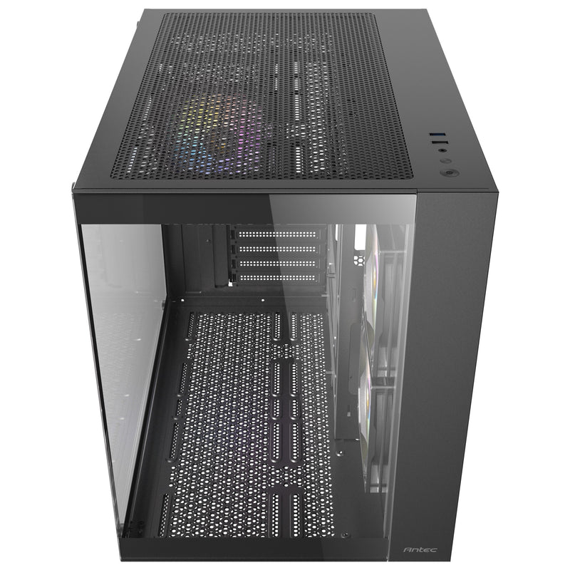 Load image into Gallery viewer, Antec cx800 argb midi tower behuizing (zwart | 2x usb-a | tempered glass)
