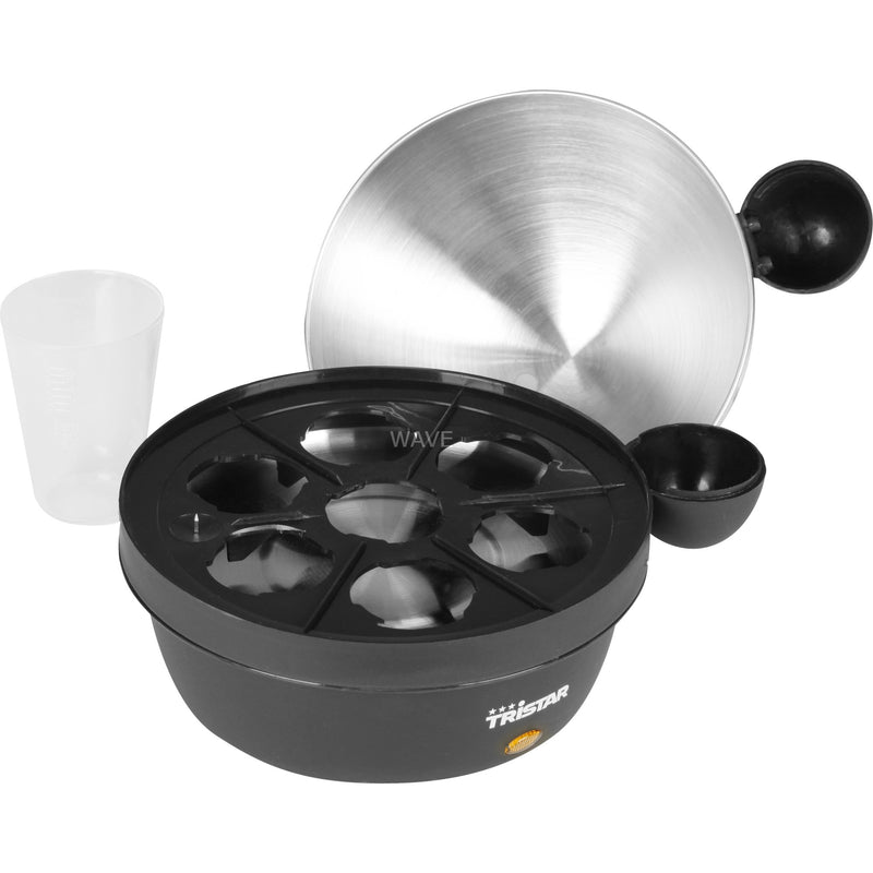 Load image into Gallery viewer, Tristar eierkoker ek-3076 (zwart zilver, 7 eieren, retail)
