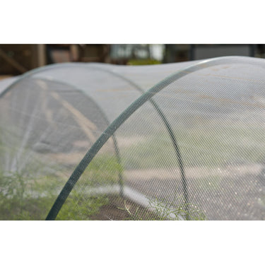 Nature anti-insectengaas insectenhor (wit transparant, 2 x 10 m)