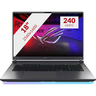 Asus rog strix g18 g815lr-s9103w 18 copilot+ gaming laptop (zwart grijs | core ultra 9 275hx | rtx 5070 ti | 32 gb | 2 tb ssd)