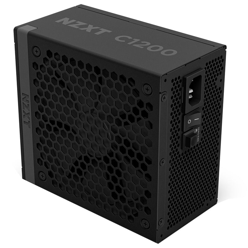 Load image into Gallery viewer, Nzxt c1200 gold atx 3.1 modulaire 1200 watt voeding (zwart, 1x 12v-2x6, 3x pcie)
