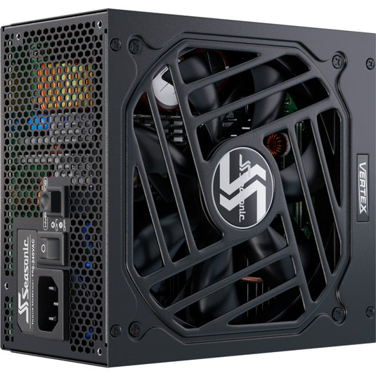Seasonic vertex px-850 modulaire 850 watt voeding (zwart, 1x 12v-2x6, 3x pcie)