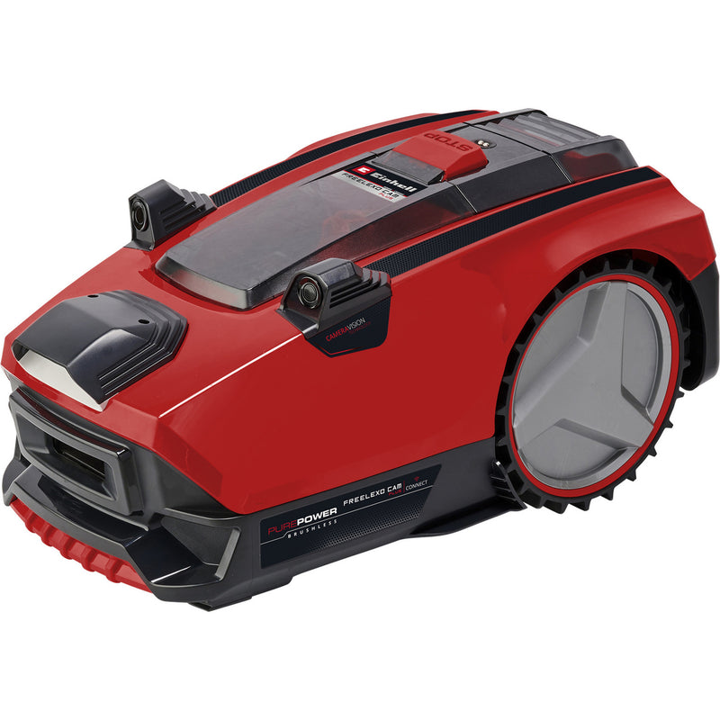 Load image into Gallery viewer, Einhell freelexo cam plus 600 robotmaaier (rood zwart, 4.0 ah power x-change plus accu en lader inbegrepen)
