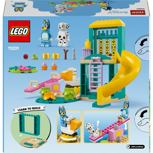 Lego duplo - bluey en chloe op de speelplaats constructiespeelgoed (11201)