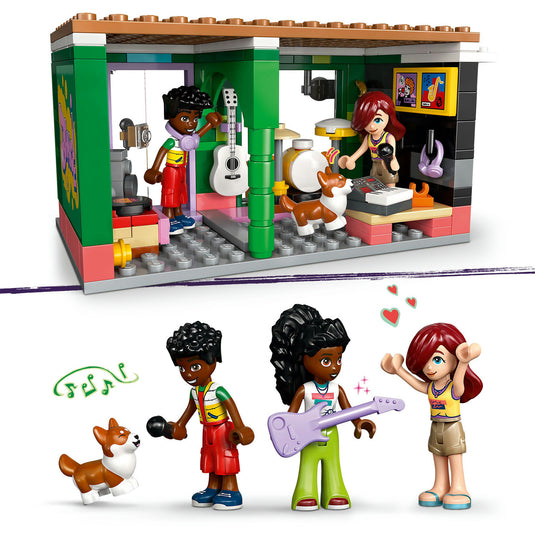 Lego friends muziekwinkel en appartement bouwpakket voor kinderen - 42653