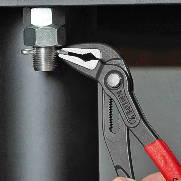 Load image into Gallery viewer, Knipex cobra es waterpomptang 8751250 zweedse- waterpomp-tang (rood, 250 mm)
