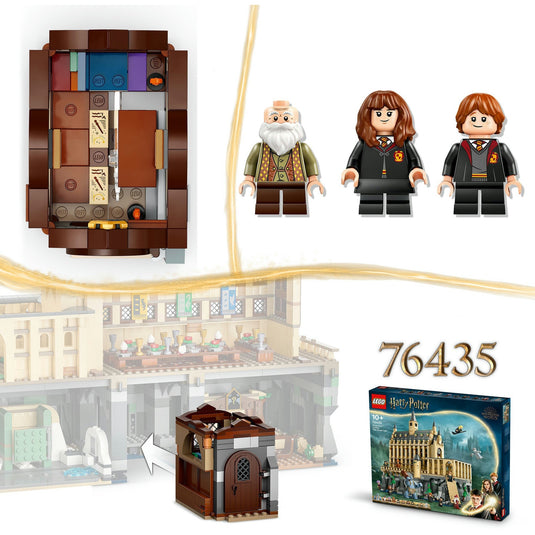 Lego harry potter kasteel zweinstein: toverspreukenles speelgoed voor 8 jaar en ouder 76442