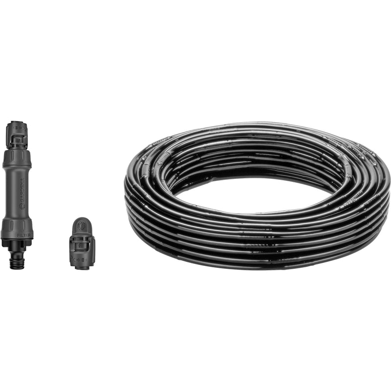 Load image into Gallery viewer, Gardena micro-drip-bewatering heggen struiken set (50 m) druppelaar (zwart)

