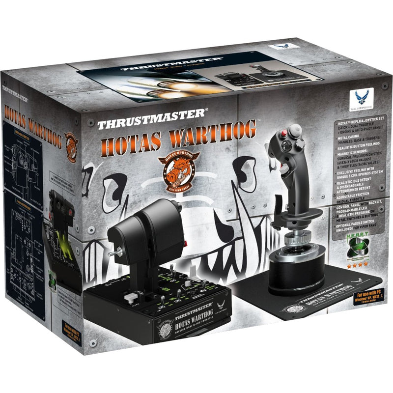 Load image into Gallery viewer, Thrustmaster hotas warthog joystick en throttle gaming hotas (zwart zilver, pc)
