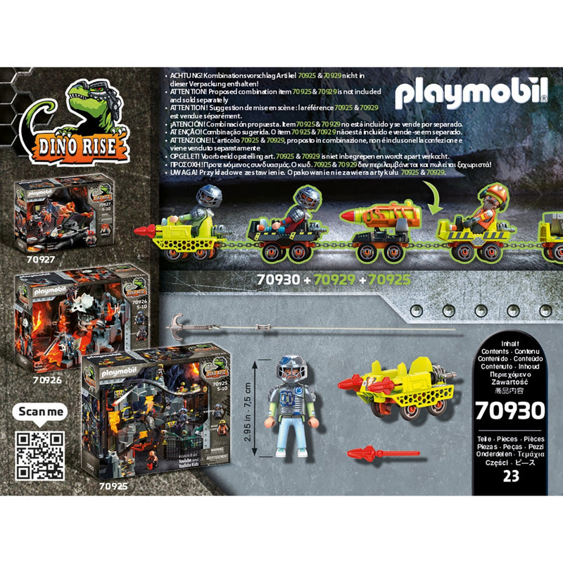 Load image into Gallery viewer, Playmobil dino rise - mijncruiser constructiespeelgoed (70930)
