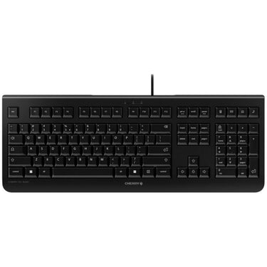 Cherry dc 2000, desktopset (zwart, eu lay-out (qwerty), rubberdome, 1,200 dpi)