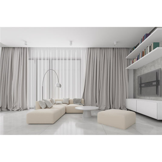 Goobay pro fixed (xl) wandmontage (zwart)