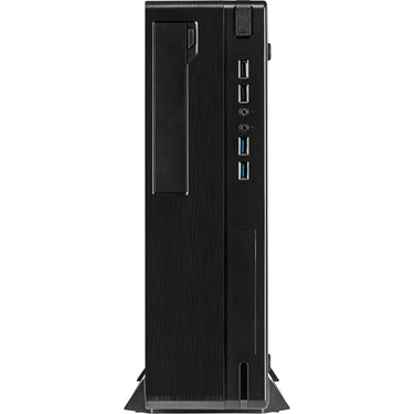 Inter-tech it-502 mini tower behuizing (zwart | 4x usb-a)