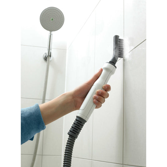 Black+decker fsmh1321 1600w steam-mop met 6 accessoires stoomreiniger (wit blauwgrijs)
