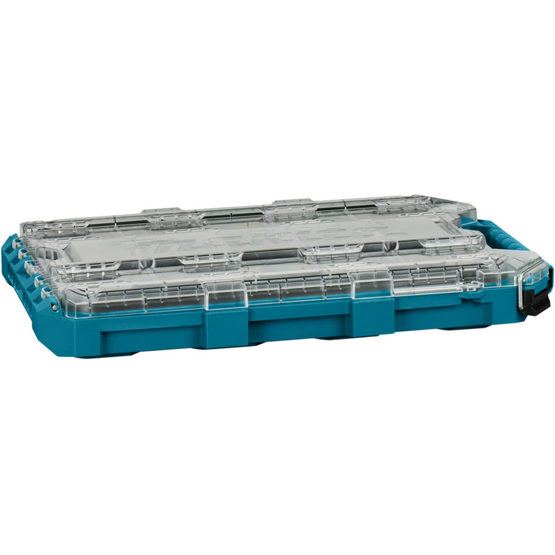 Load image into Gallery viewer, Makita maktrak organizer plat p-91051 gereedschapsbox (blauw zwart)
