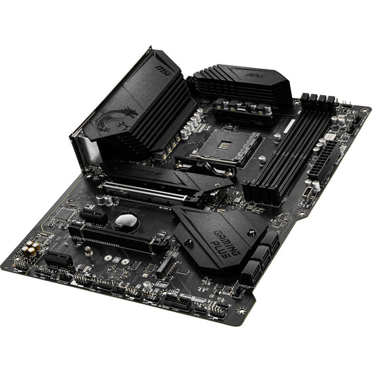 Msi mpg b550 gaming plus socket am4 moederbord (zwart, raid, gb-lan, sound, atx)