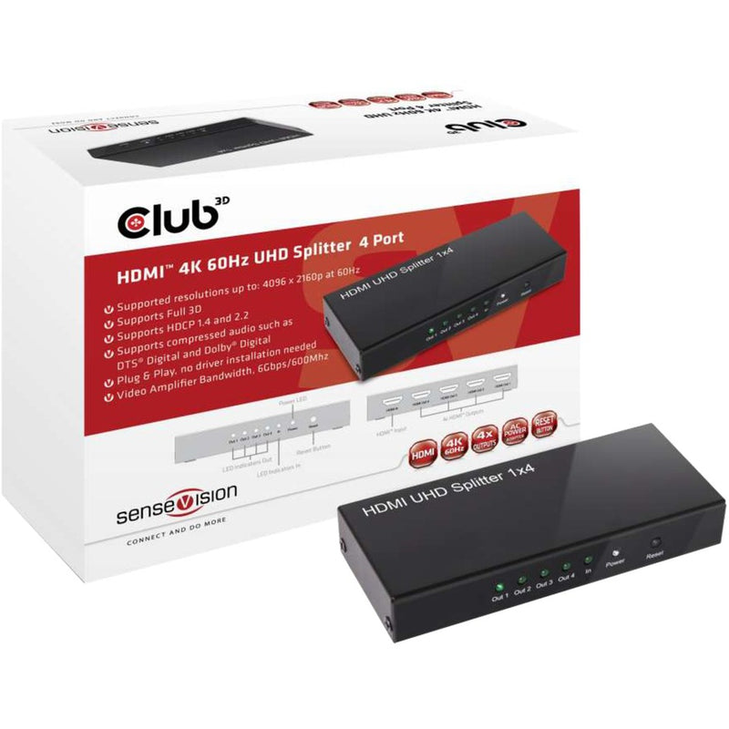 Load image into Gallery viewer, Club 3d hdmi splitter 2.0 uhd (zwart)
