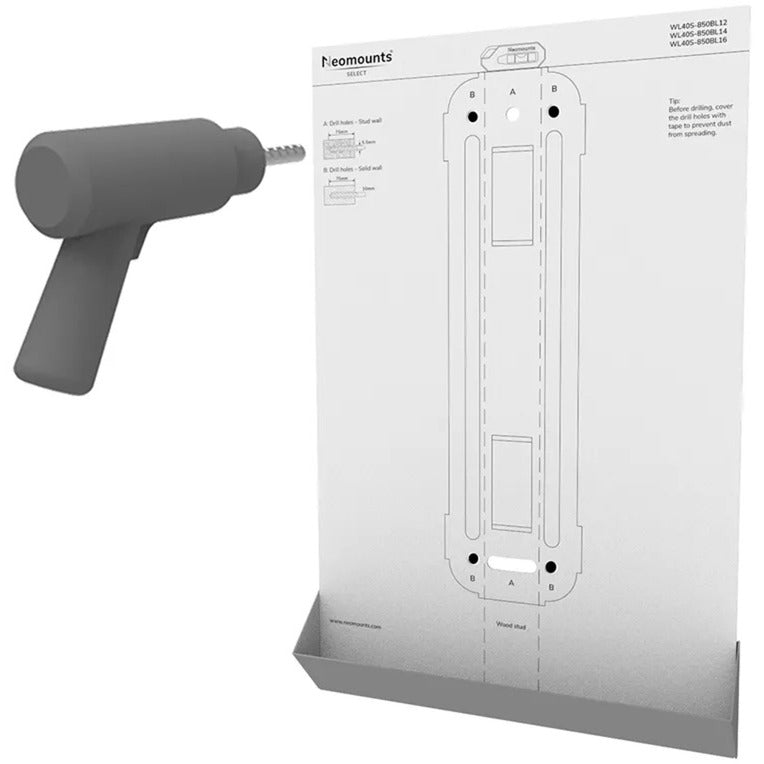 Load image into Gallery viewer, Neomounts wl40s-850bl12 select tv wandsteun standaard (zwart)
