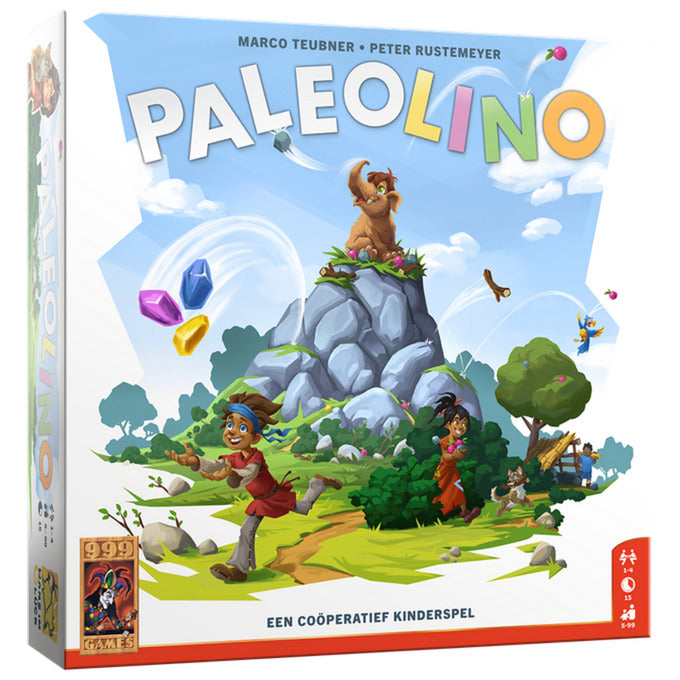 Load image into Gallery viewer, 999games 999 games paleolino bordspel (nederlands, 1 - 4 spelers, 15 minuten, vanaf 5 jaar)
