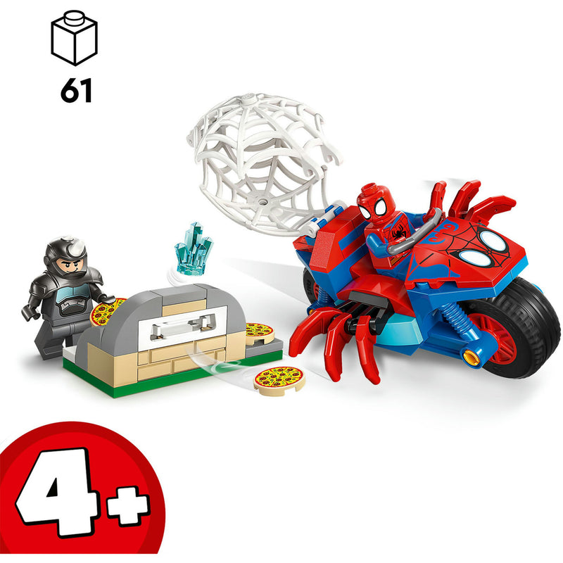 Load image into Gallery viewer, Lego marvel - spidey op zijn motor vs. rhino constructiespeelgoed (11206)
