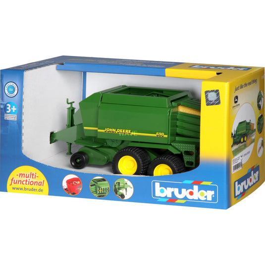 Bruder john deere 690 balenpers modelvoertuig (02017)