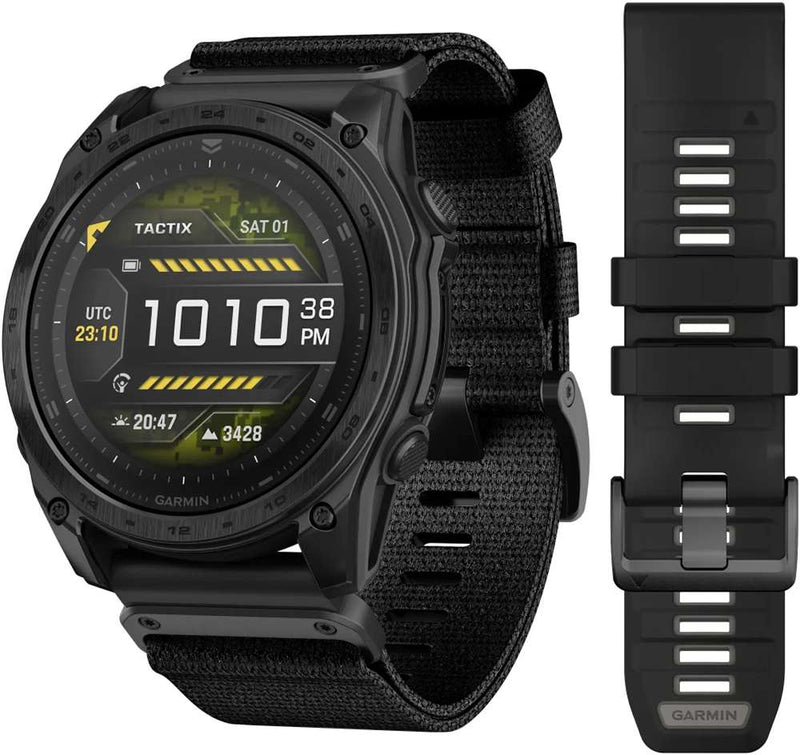 Load image into Gallery viewer, Garmin tactix® 8 - 51 mm amoled sapphire black titanium dlc smartwatch
