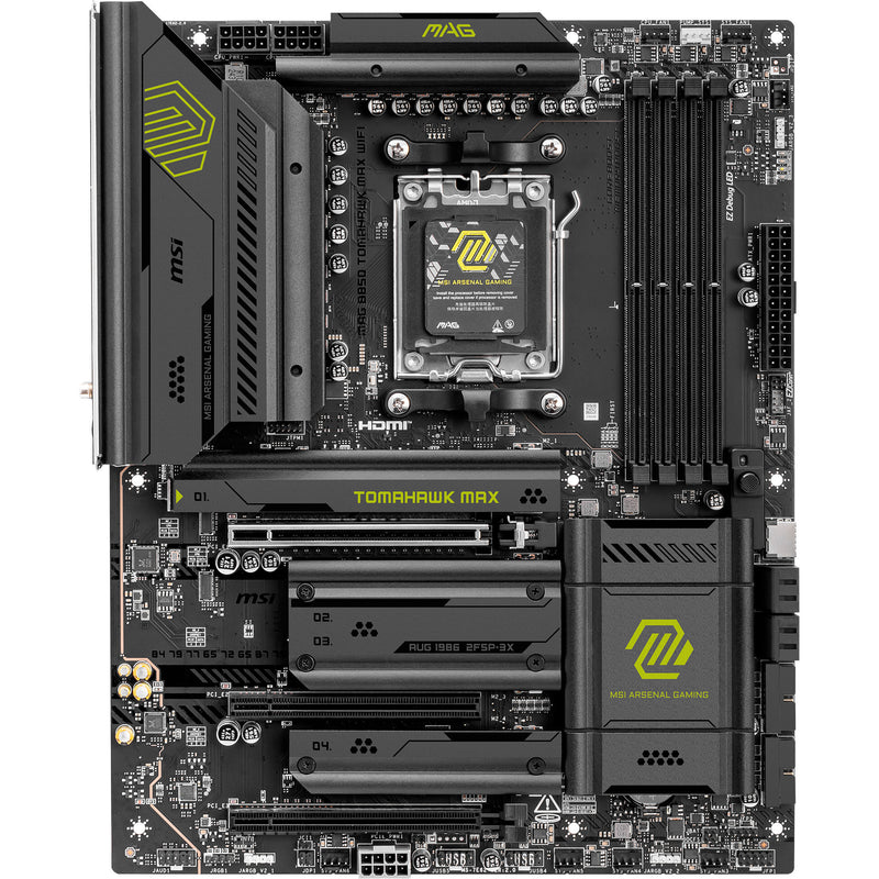 Load image into Gallery viewer, Msi mag b850 tomahawk max wifi socket am5 moederbord (raid, 5gb-lan, wi-fi 7, bt, sound, atx)
