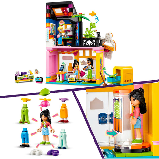 Lego friends - vintage kledingwinkel constructiespeelgoed (42614)