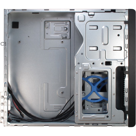 Inter-tech it-502 mini tower behuizing (zwart | 4x usb-a)