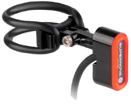 Load image into Gallery viewer, Magura bikes supernova achterlicht tl3 mini dynamo bagagedrager 12v zwart
