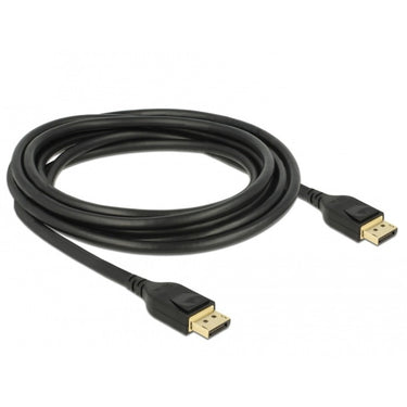Delock displayport kabel (zwart, 3 meter, 8k)